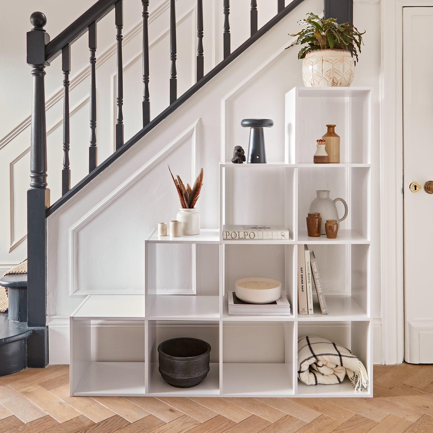 10 Cube Storage Shelf Unit White - Laura James