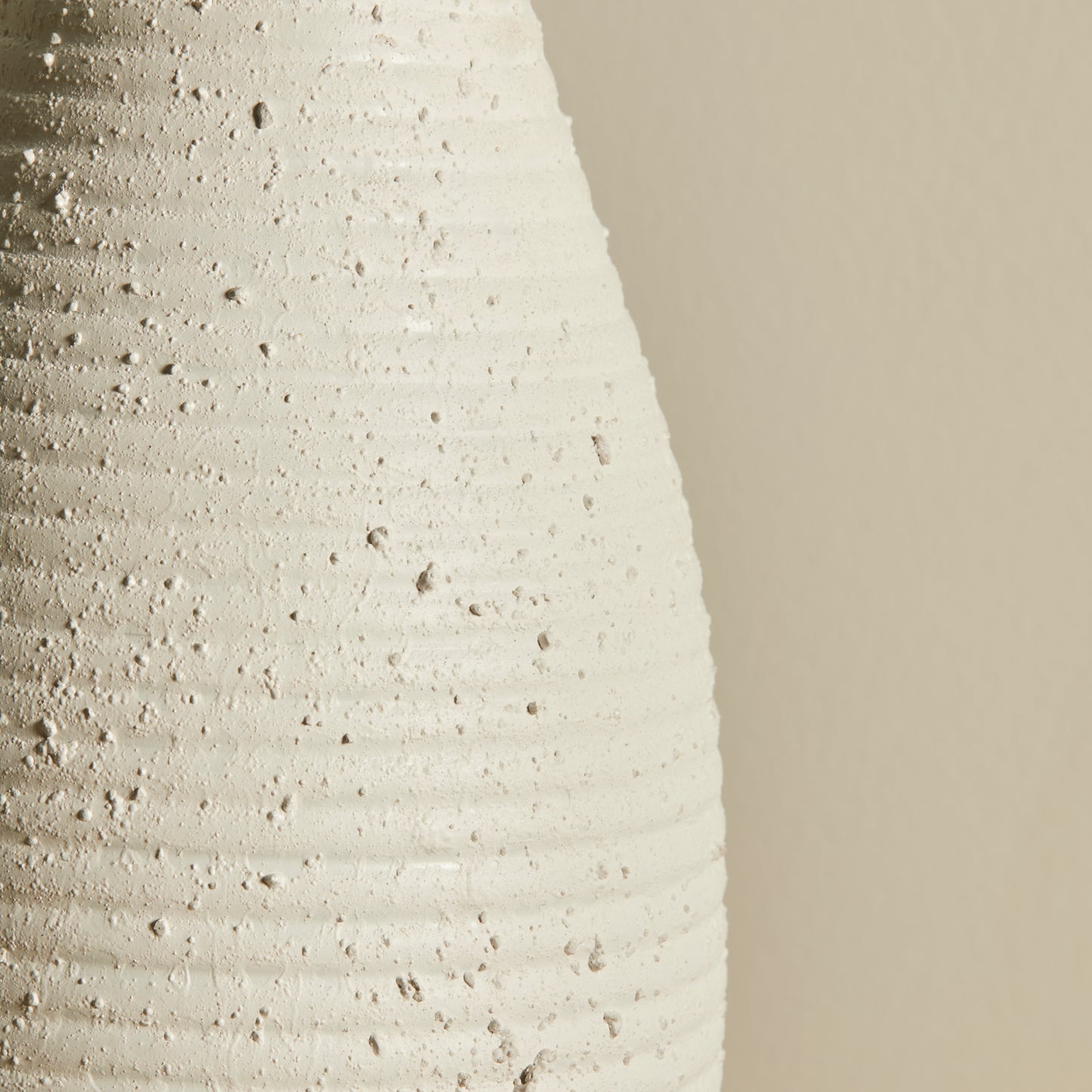 Ripley Ceramic Vase - Concrete Effect - 26cm