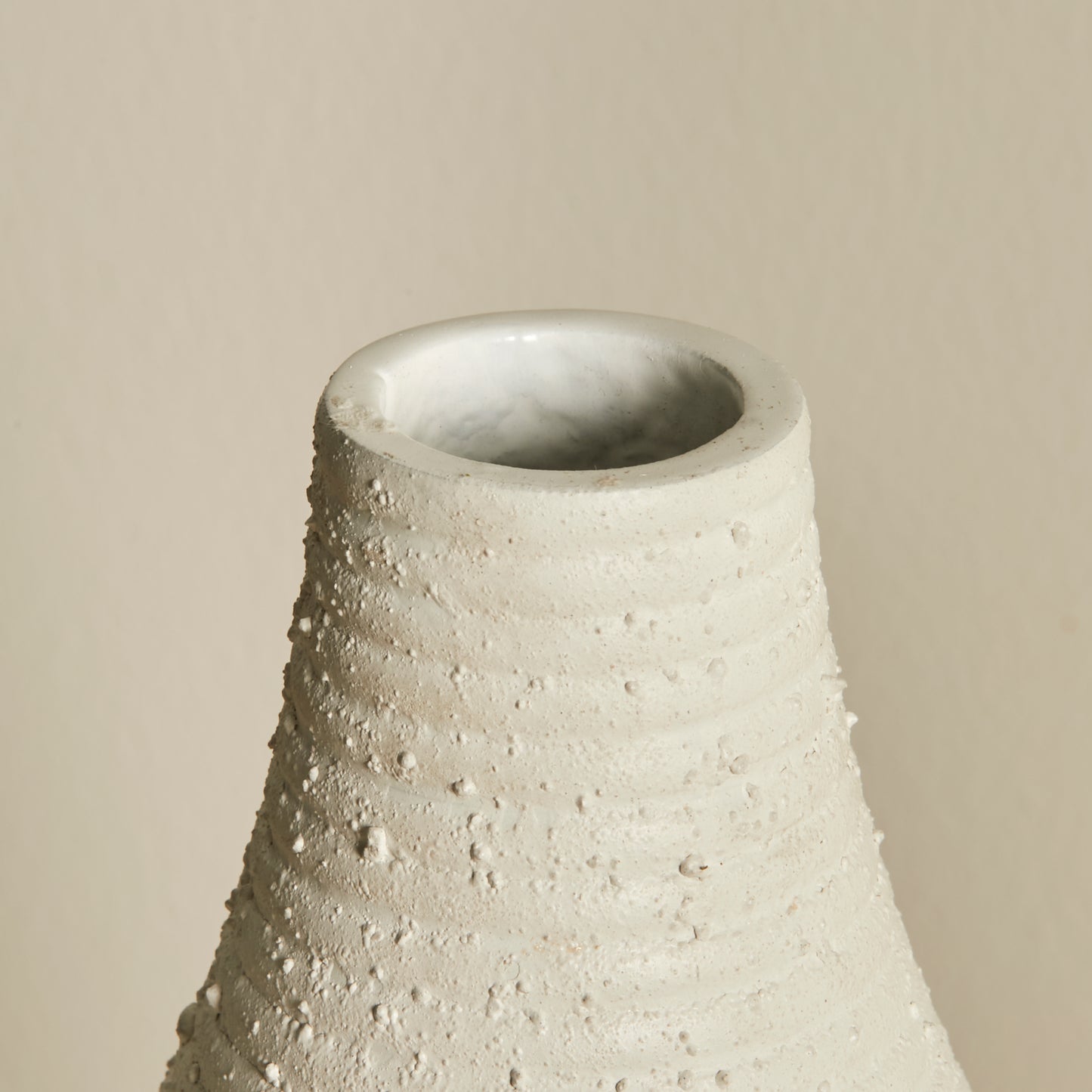 Ripley Ceramic Vase - Concrete Effect - 26cm