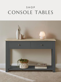 SHOP CONSOLE TABLES