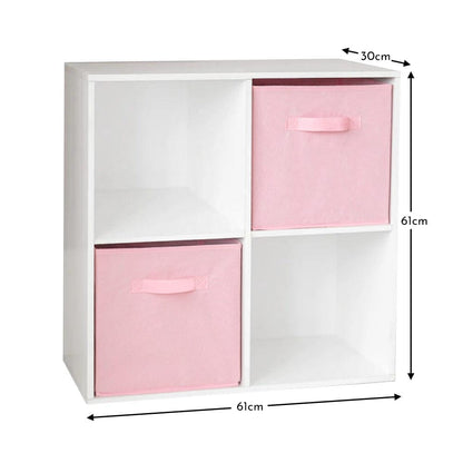 4-cube-white-bookcase-wooden-display-unit-shelving-storage-bookshelf-shelves-pink-basket-laura-james