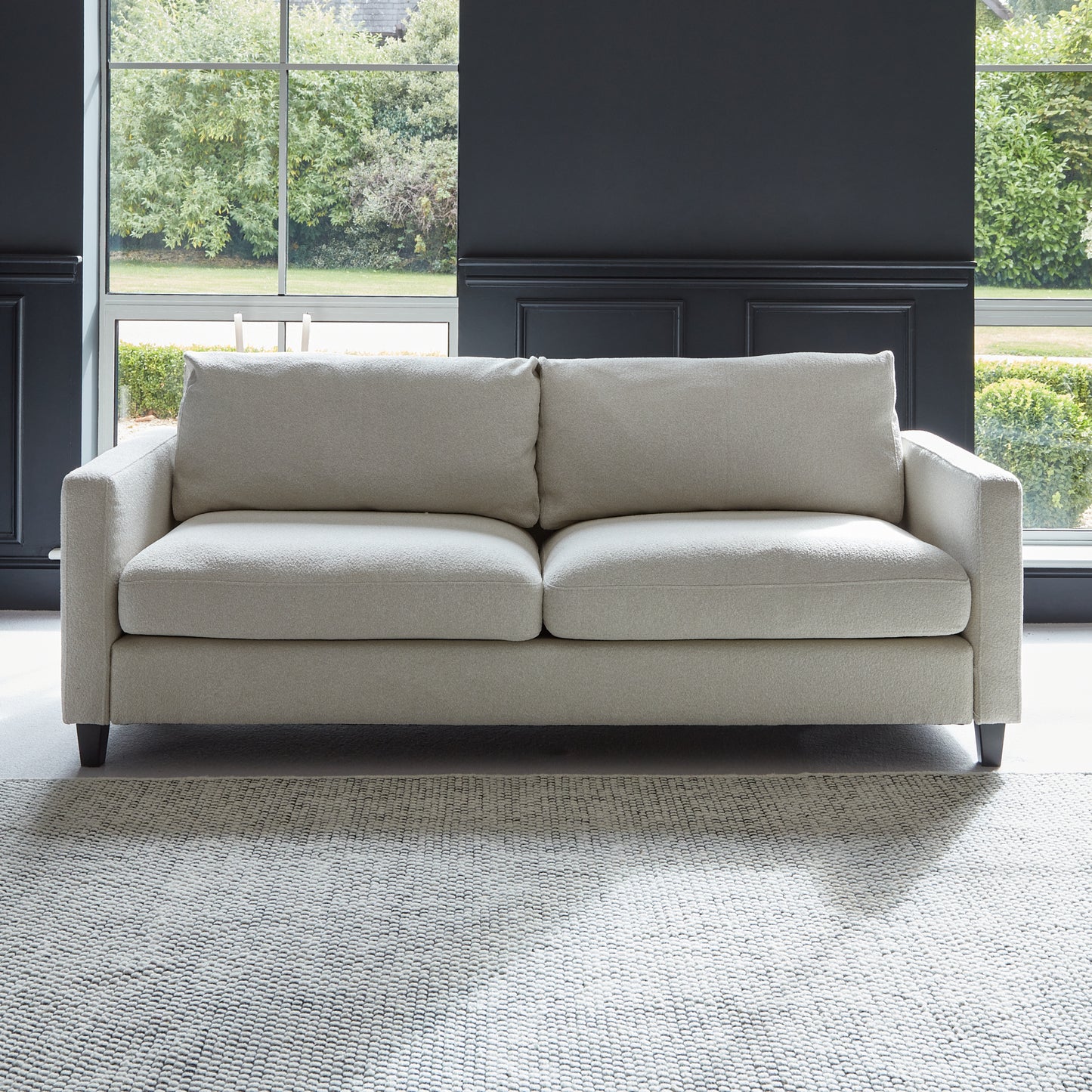 Ava Beige Boucle 3 Seater Sofa - Laura James