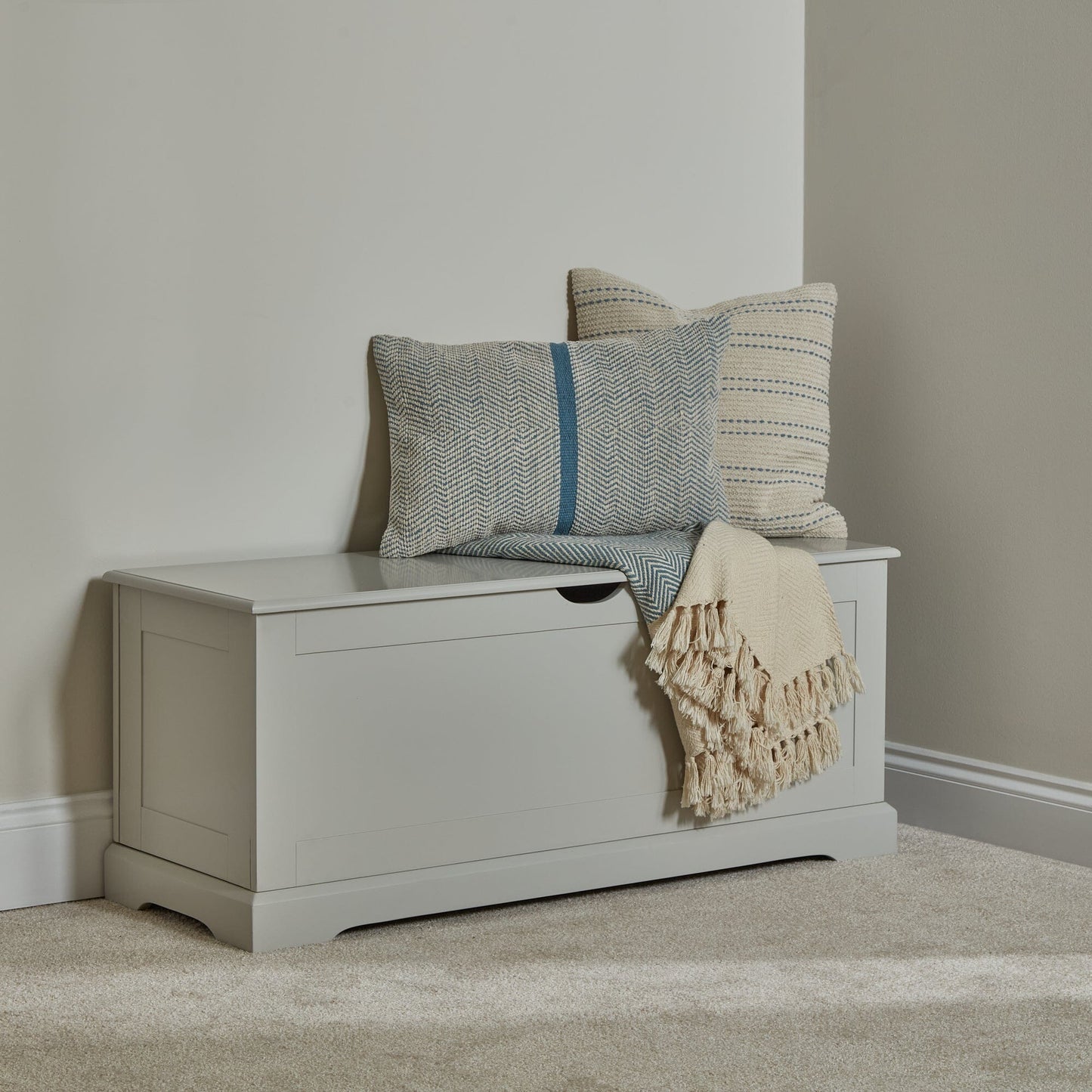 Outlet - Chatsworth Storage Box - Linen Grey