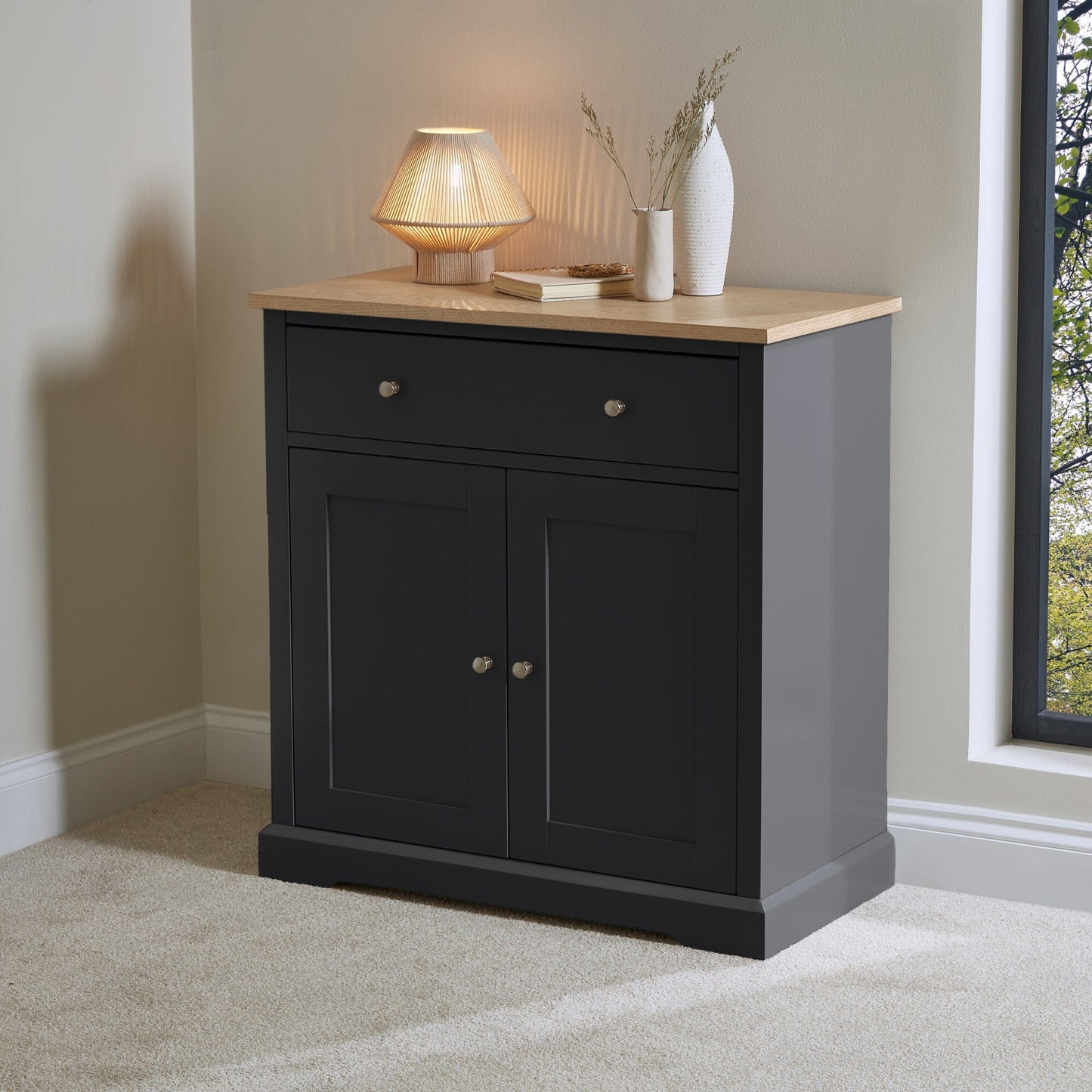 Chatsworth Sideboard - 80cm - Slate Grey