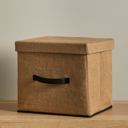 Cara Small Natural Jute Storage Box - Laura James

