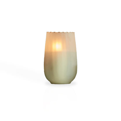 Dalen 22cm Glass Candle Holder - Frosted