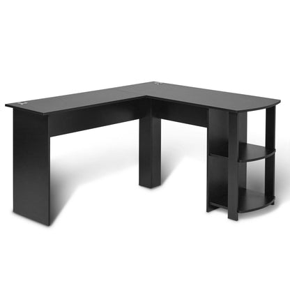 Essie L Shaped Desk in Black