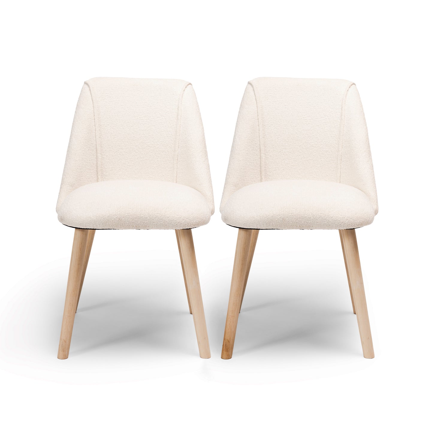 Freya Boucle Set of 2 Dining Chairs