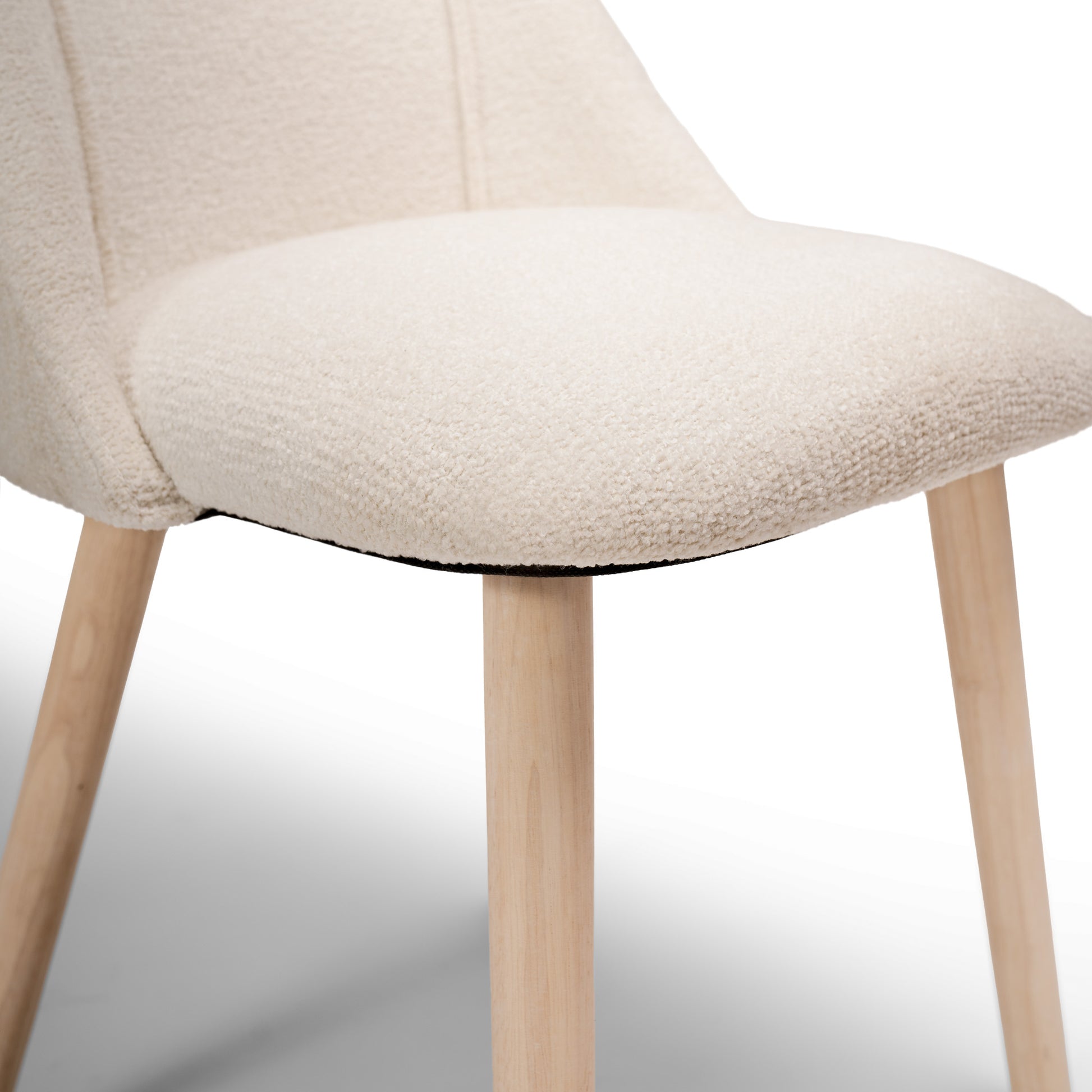 Freya Boucle Dining Chairs - Laura James