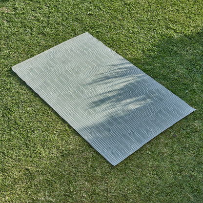 Hemsby 160x230cm Zig Zag Outdoor Rug - Olive - Laura James 