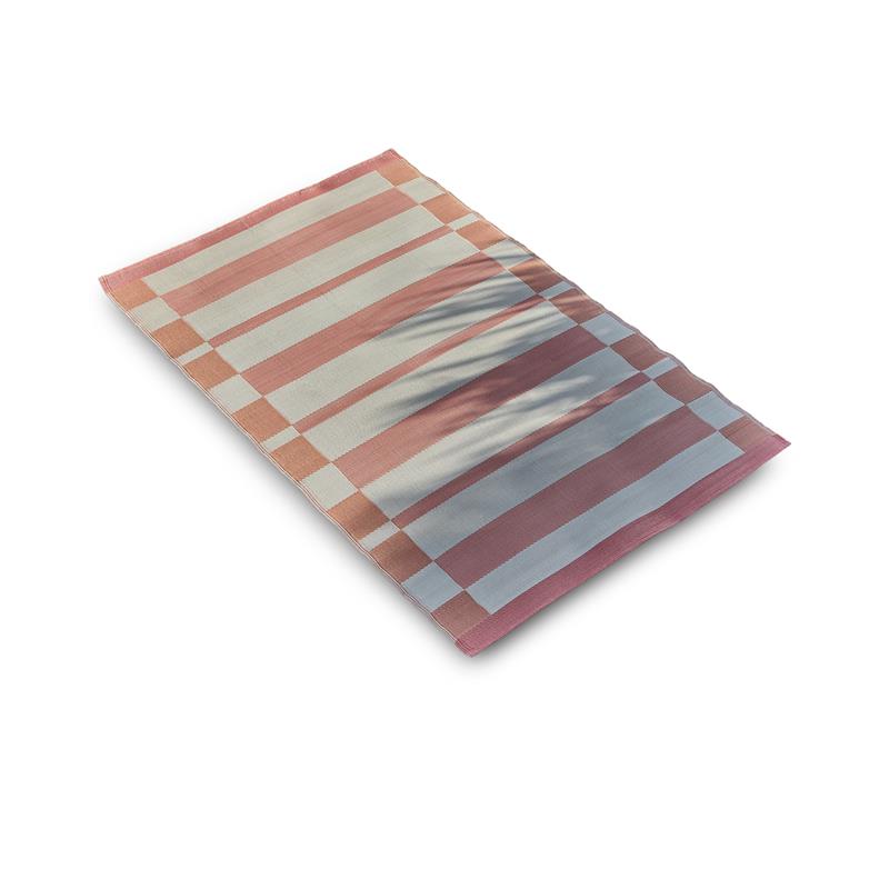 Hemsby 200x290cm Outdoor Rug - Paprika Stripe - LAURA jAMES 