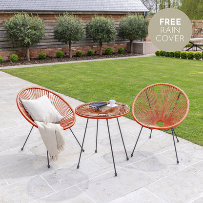 Indra String Bistro Set - orange - Laura James