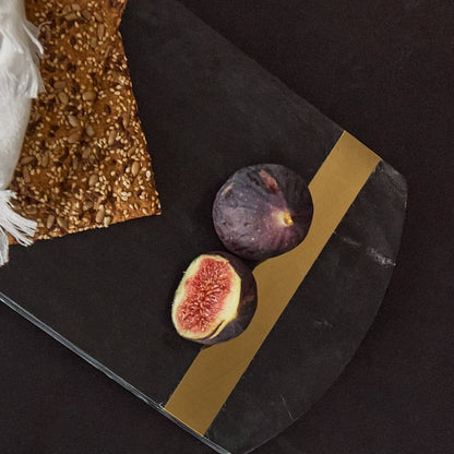 Grazeley Black Marble Serving Board - 38X18cm