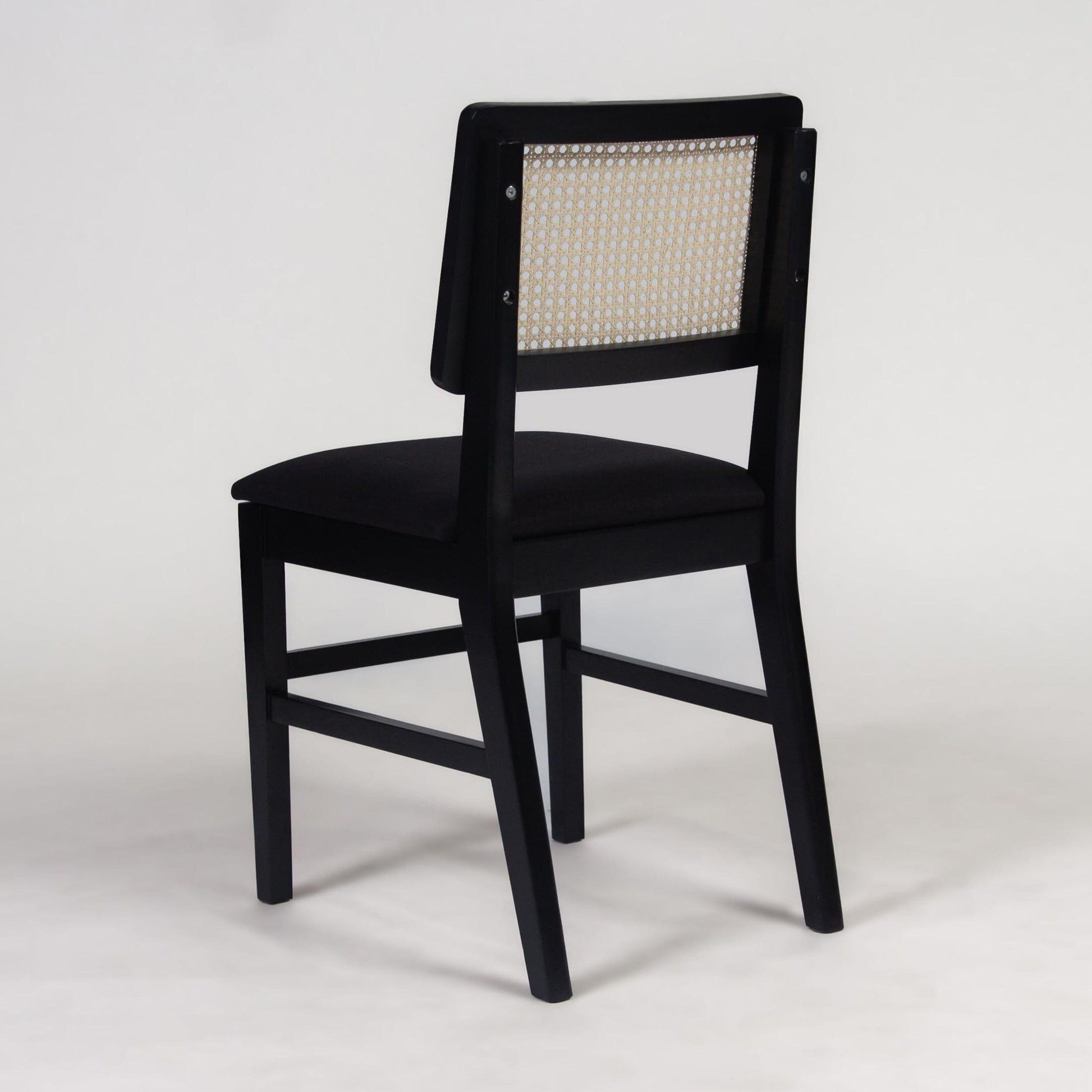 Charlie dining chair - set of 2 - black