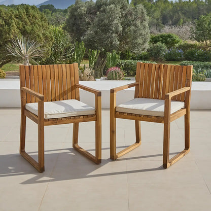 Lennox 8 Seater Wooden Outdoor Dining Set with Cushions