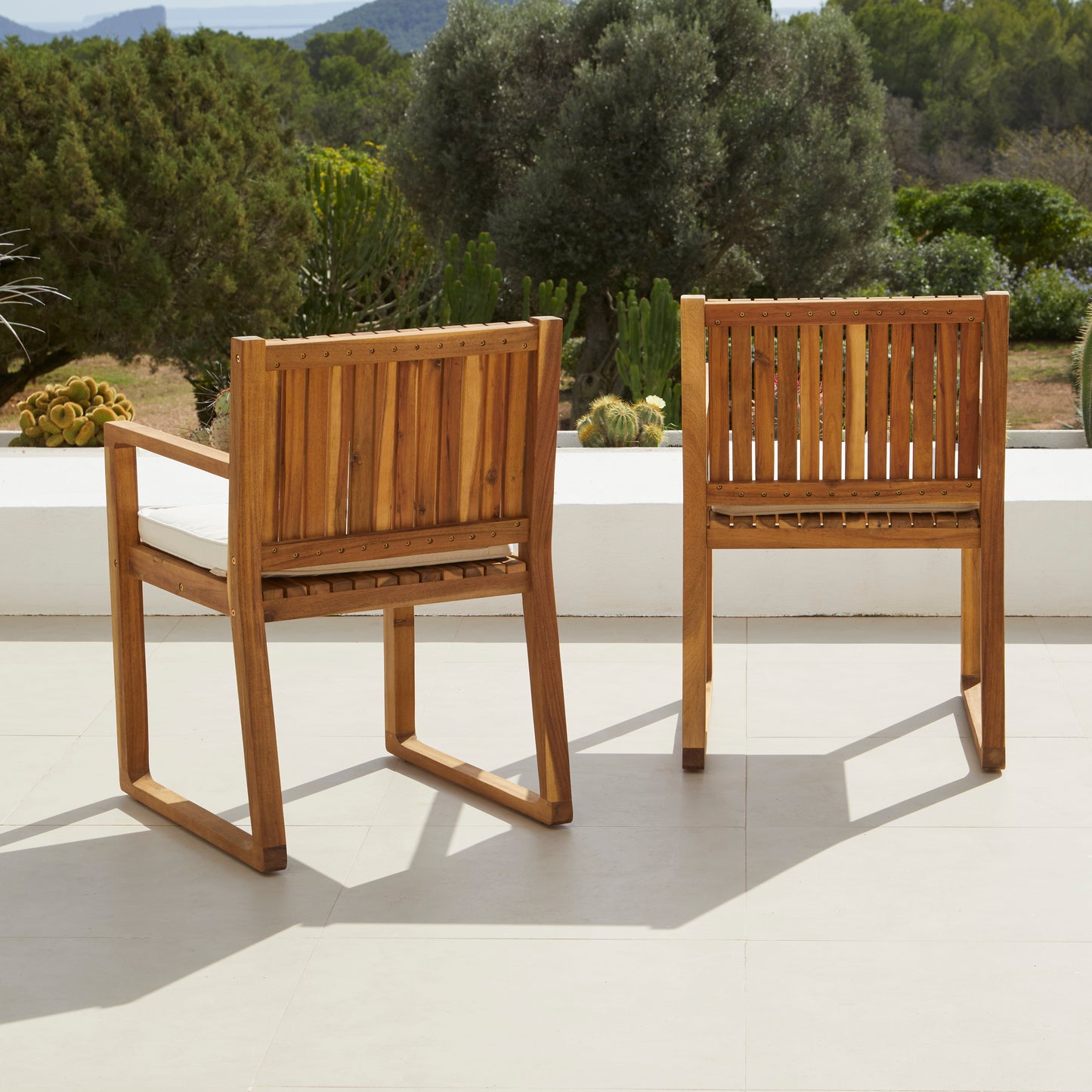 Lennox 8 Seater Wooden Outdoor Dining Set with Cushions