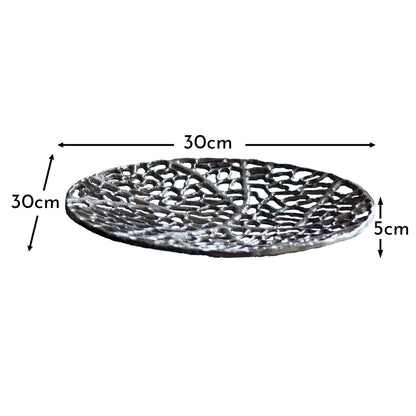 Holton 30cm Decorative Bowl - Black Metal