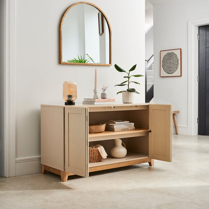 Morgan 2 Door Sideboard with Ingham Arch Mirror - Laura James