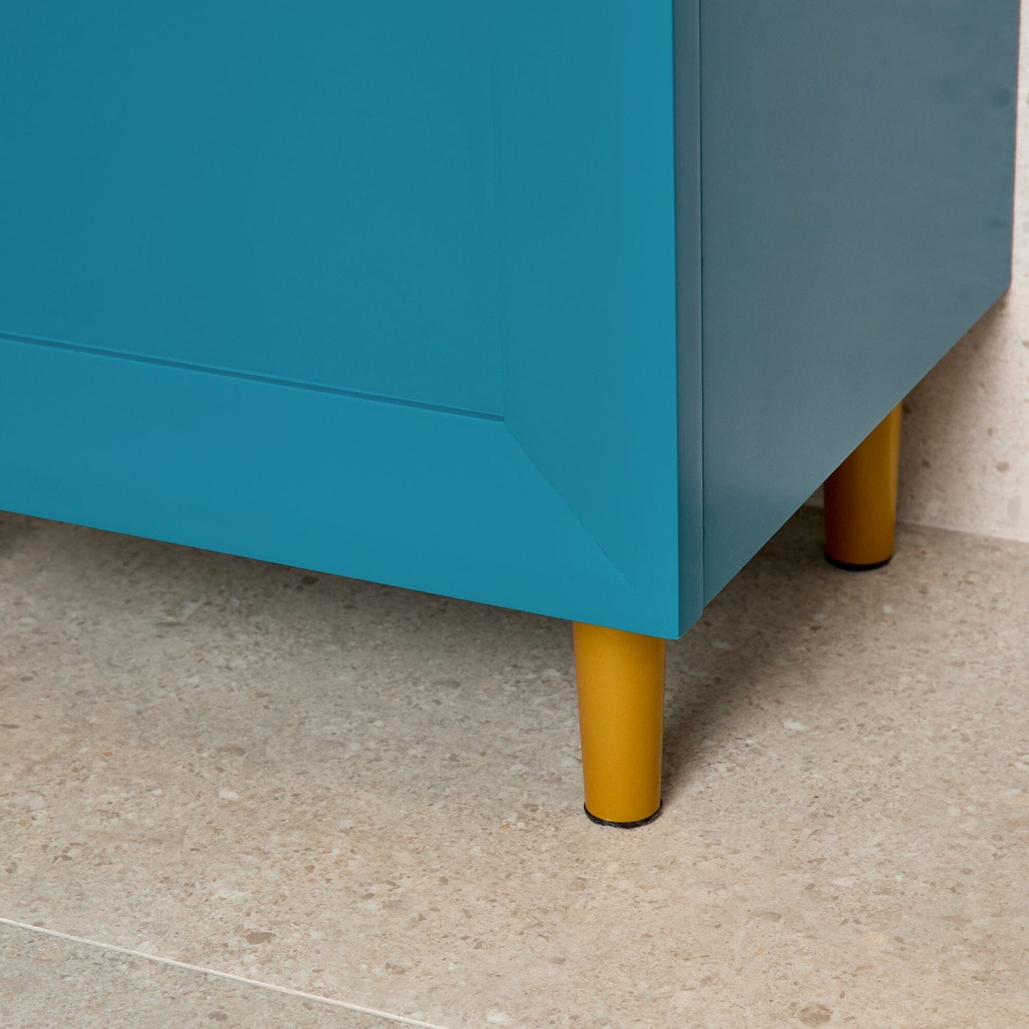 Nami 40cm 1 Door 1 Drawer Storage Cabinet - Teal Blue - Laura James