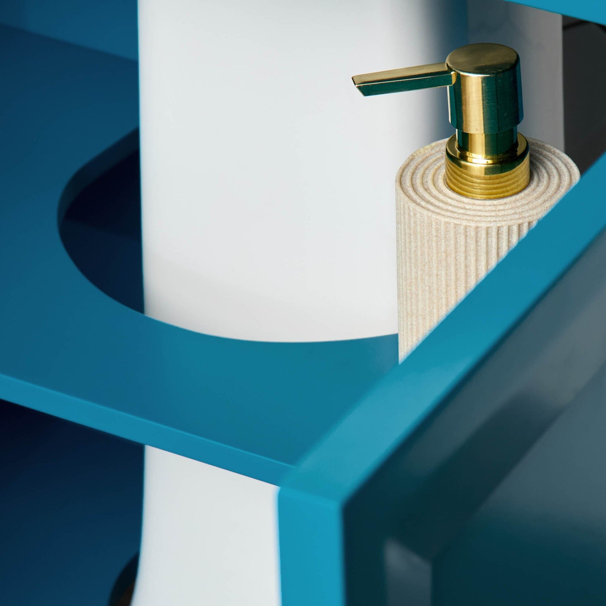 Nami 60cm Undersink Cabinet -  Teal Blue - Laura James