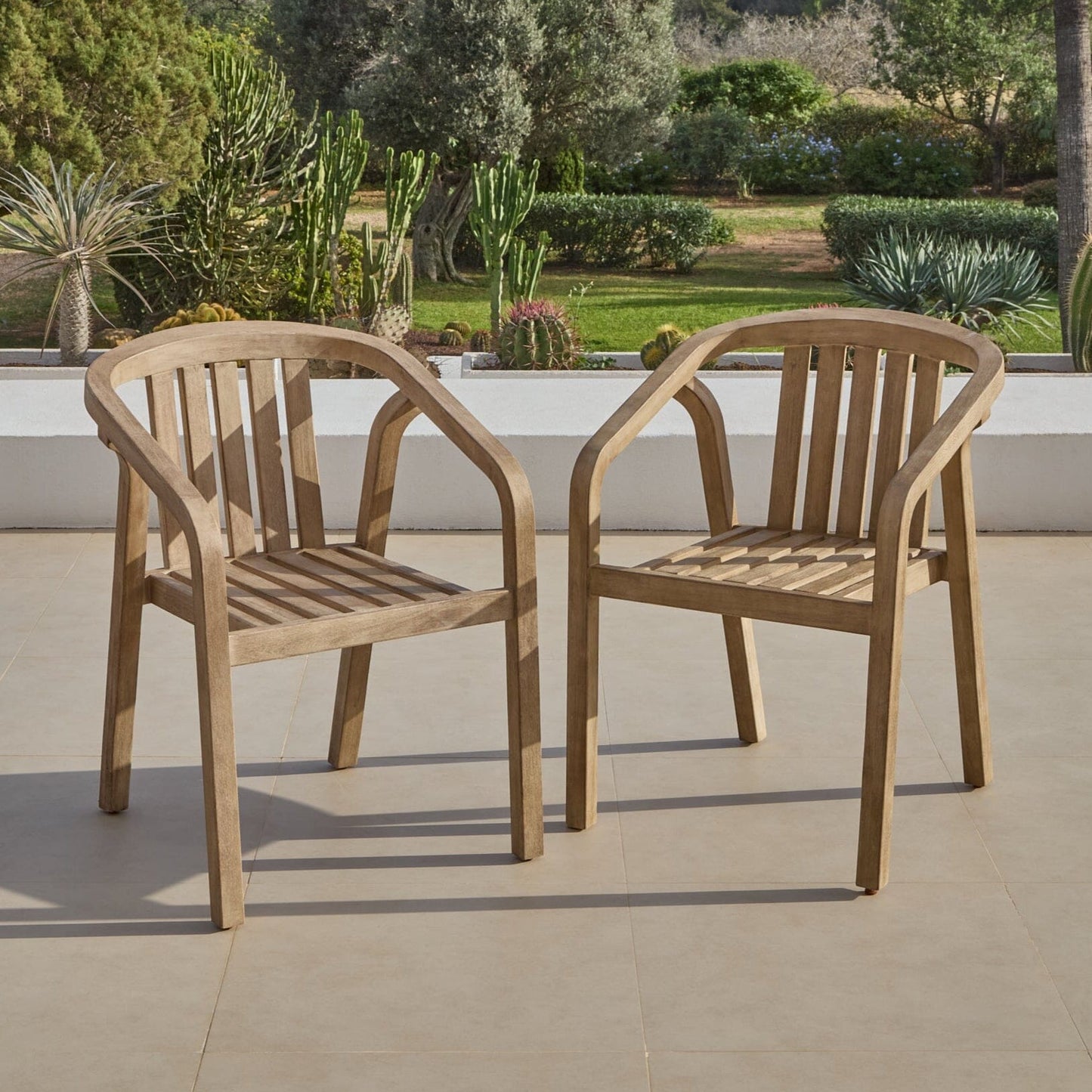 Shiro Wooden Garden Chair - Set of 2
- Laura James