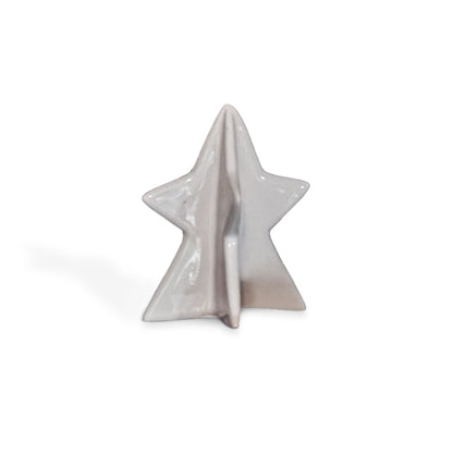 Ulven Ceramic Star Ornament - Set of 2 - White