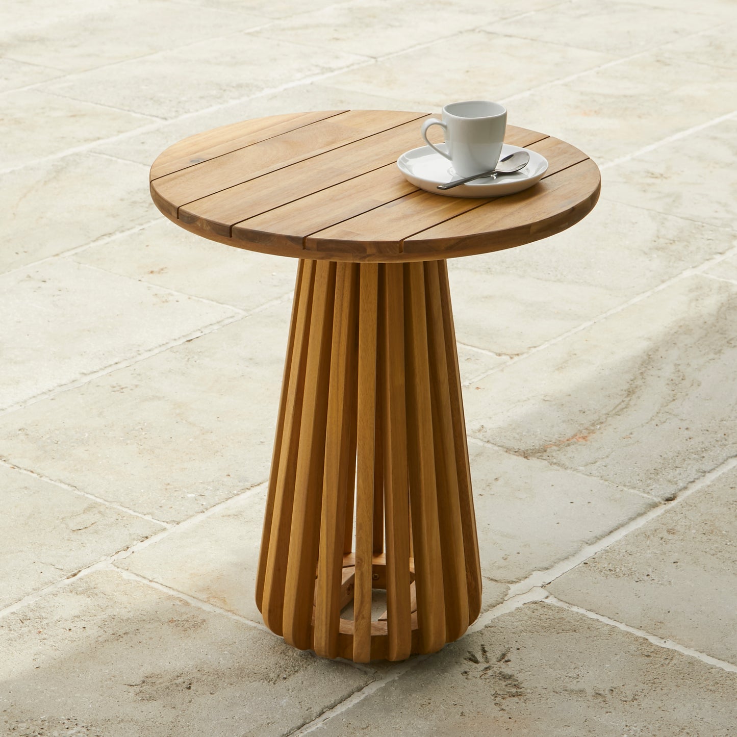 Willow Wooden Garden Side Table - 45cm