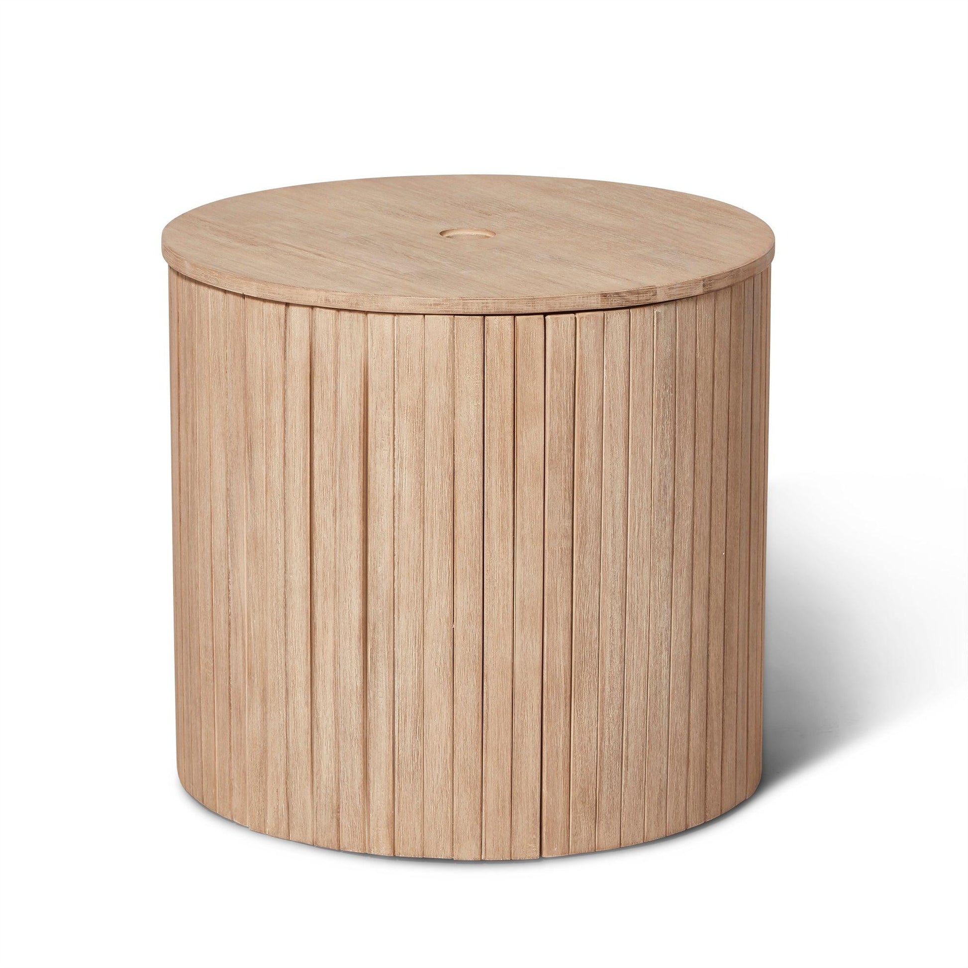 Akira Chunky Wood Table/Parasol Base - Laura James