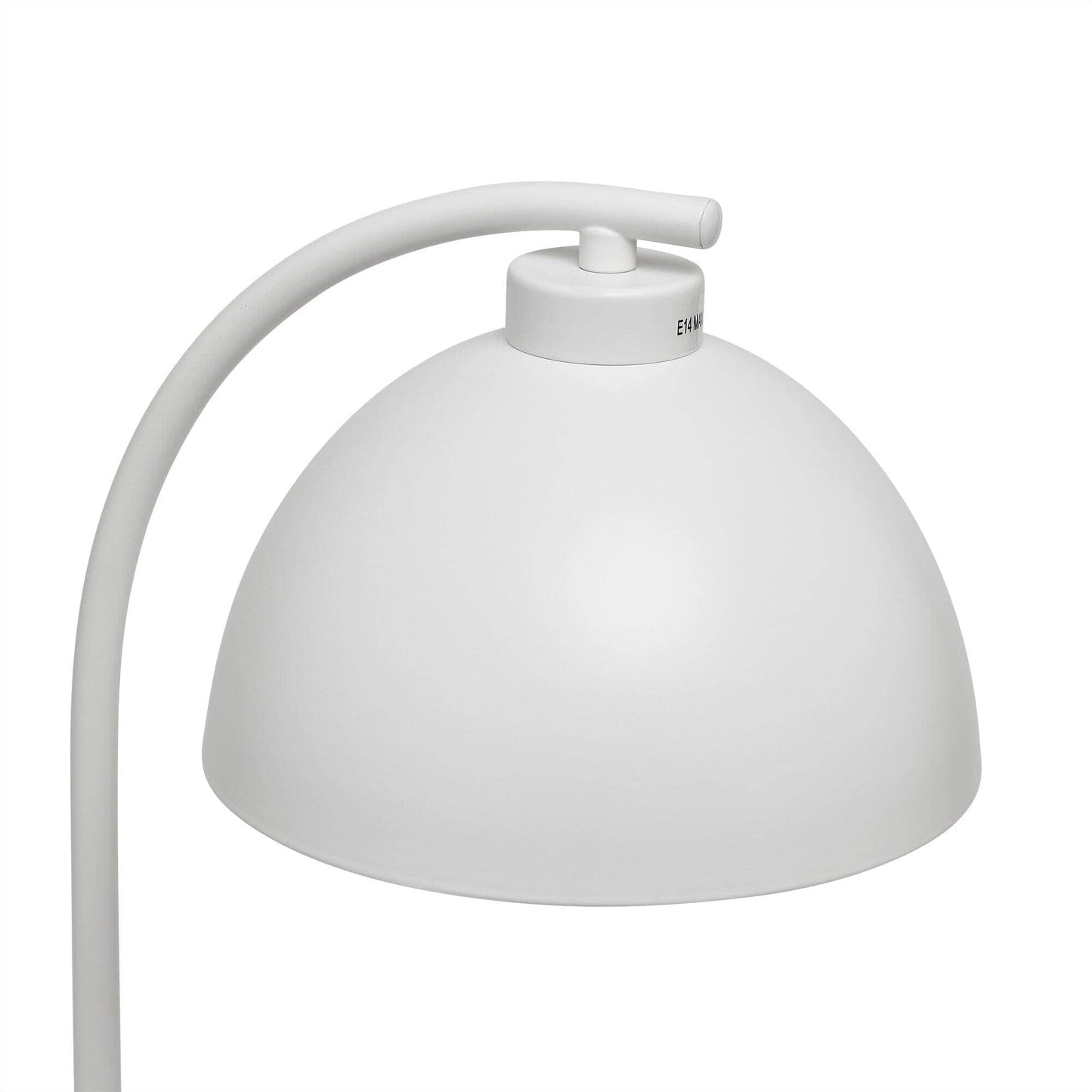 Ashwick 44cm Metal Desk Lamp - White