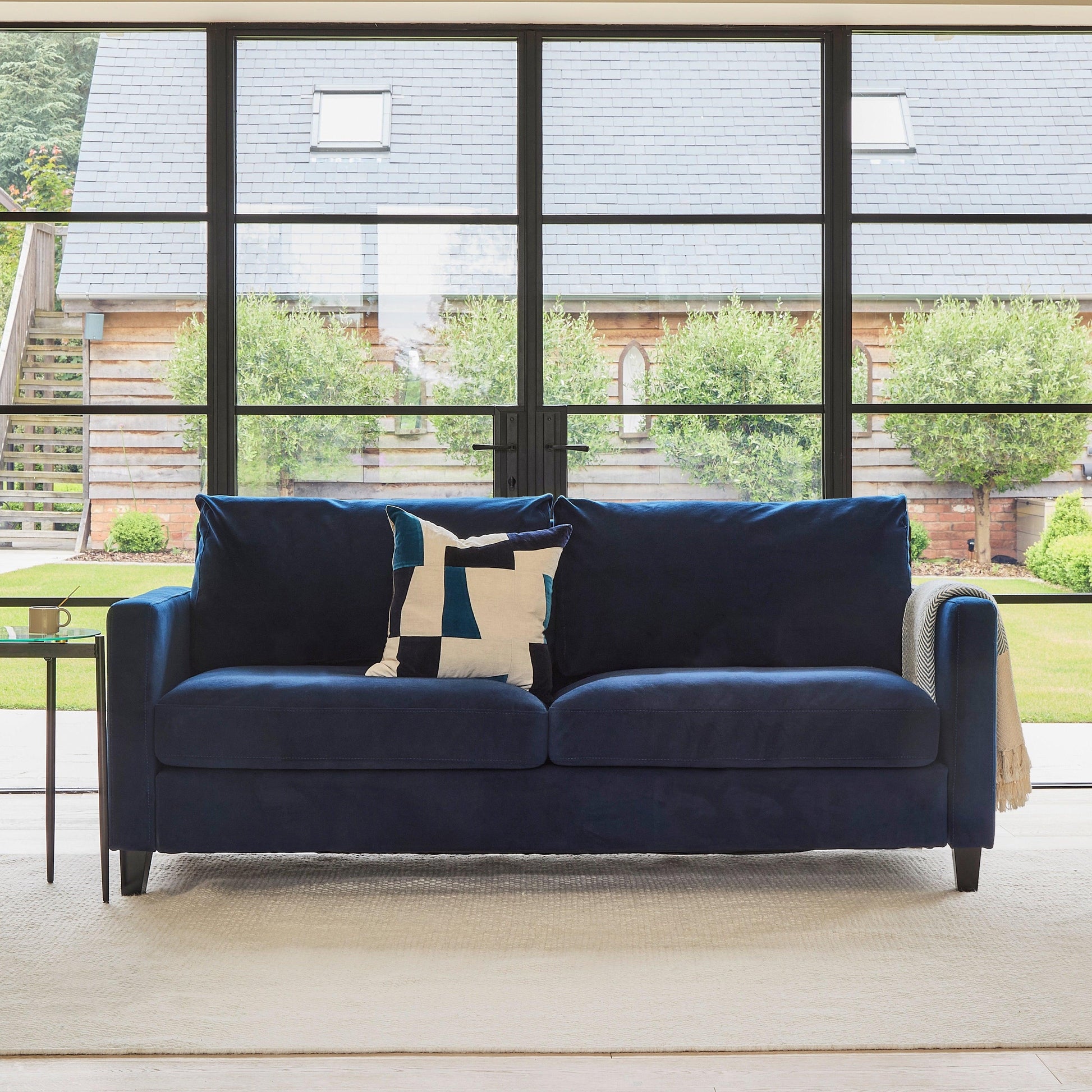 Ava 3 Seater Sofa - Ink - Laura James