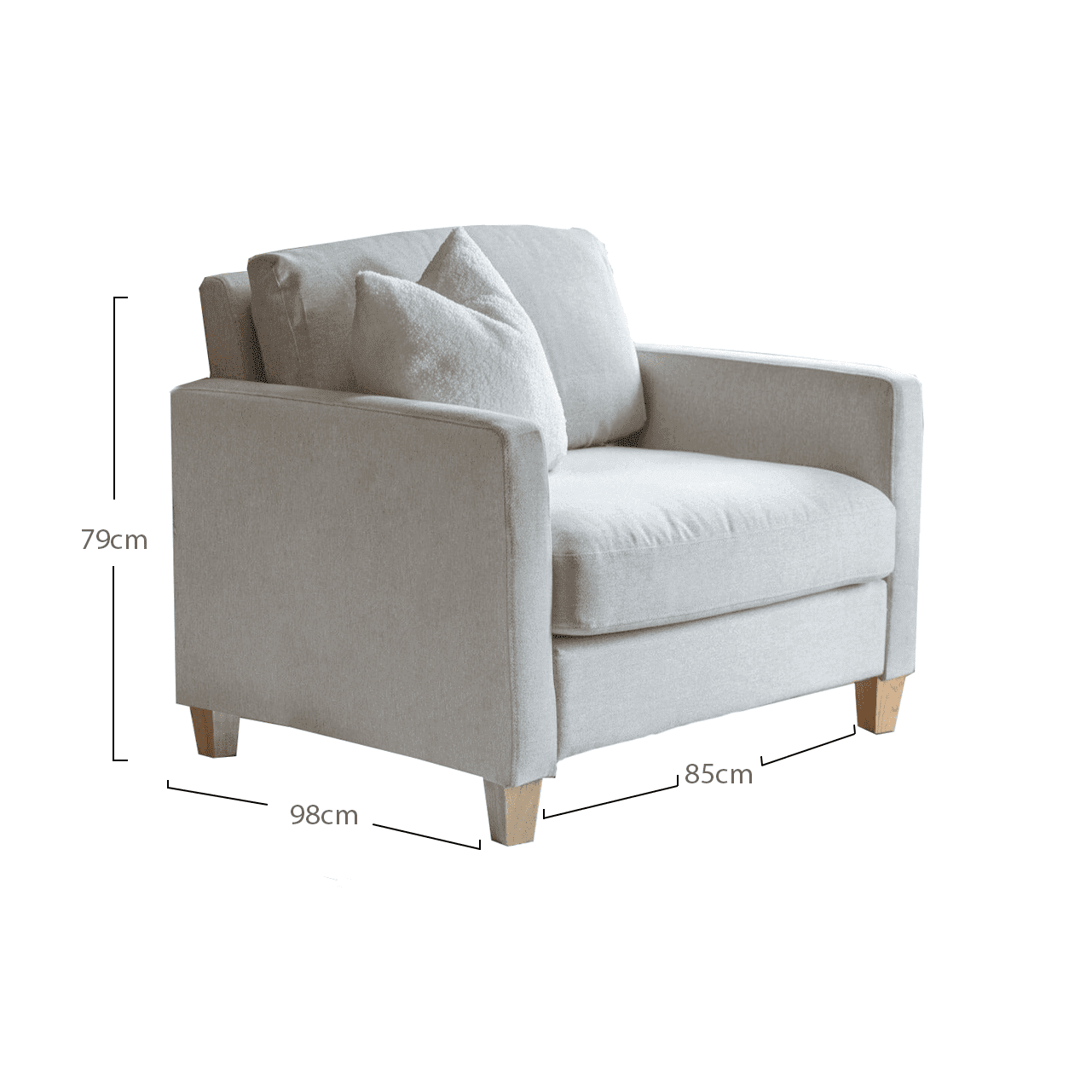 Ava Armchair - Beige