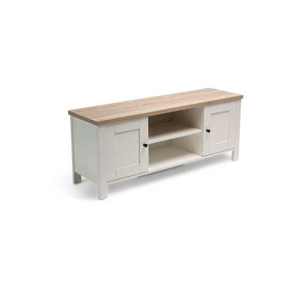 Bampton Alabaster White TV Unit - Laura James