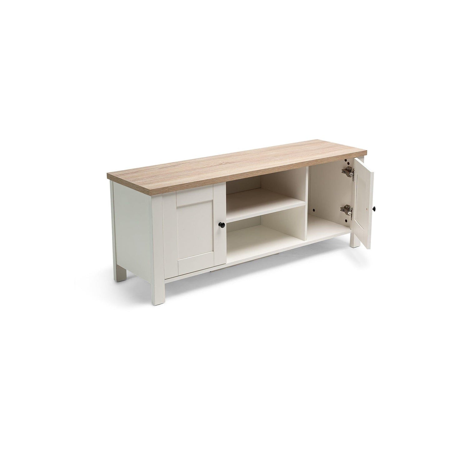 Bampton Alabaster White TV Unit - Laura James