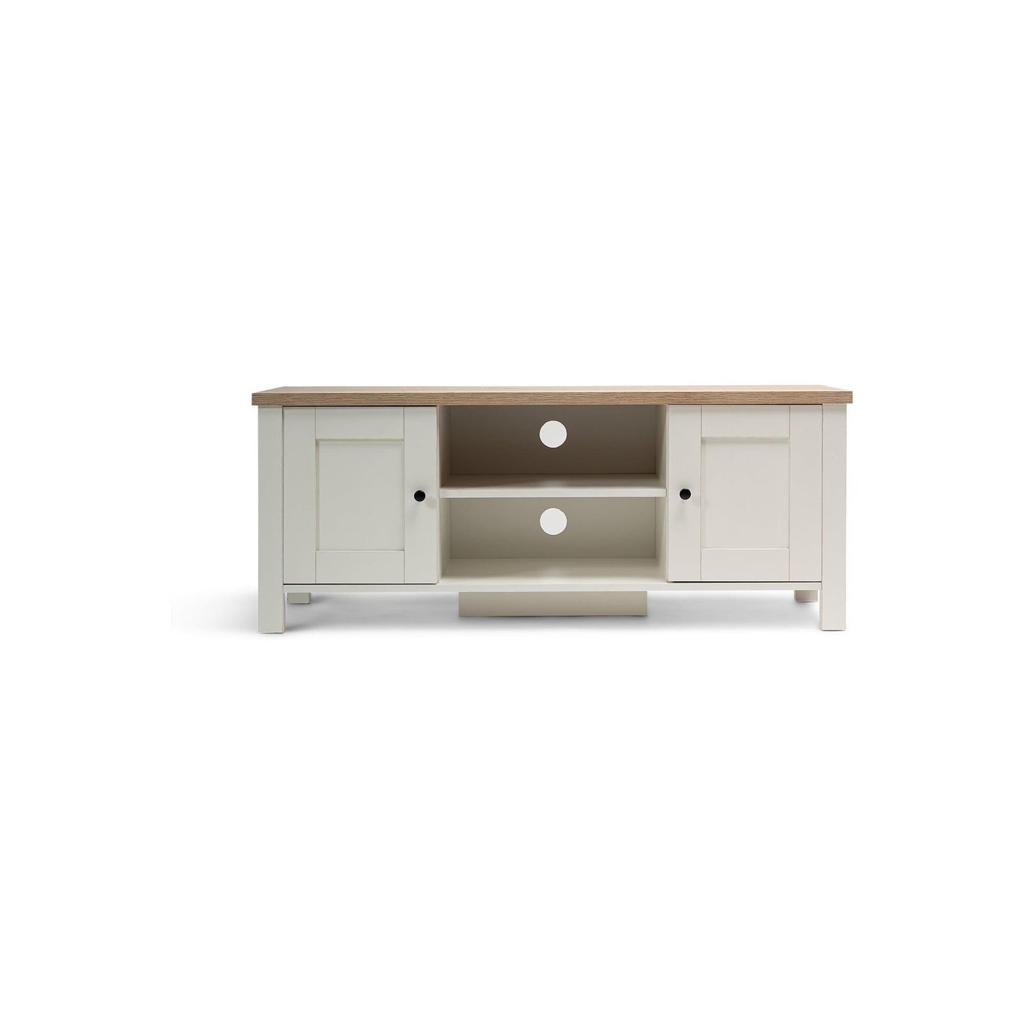 Bampton Alabaster White TV Unit - Laura James