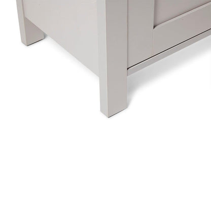 Bampton 2 Door TV Unit - Stone Grey - Laura James