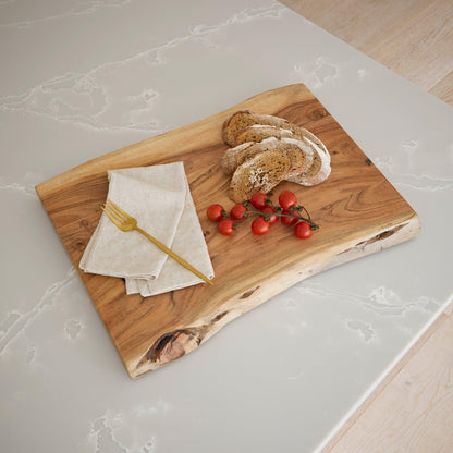 Bosco Acacia Wooden Natural Serving Board - 50x35cm - Laura James