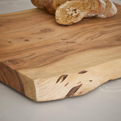 Bosco Acacia Wooden Natural Serving Board - 50x35cm - Laura James