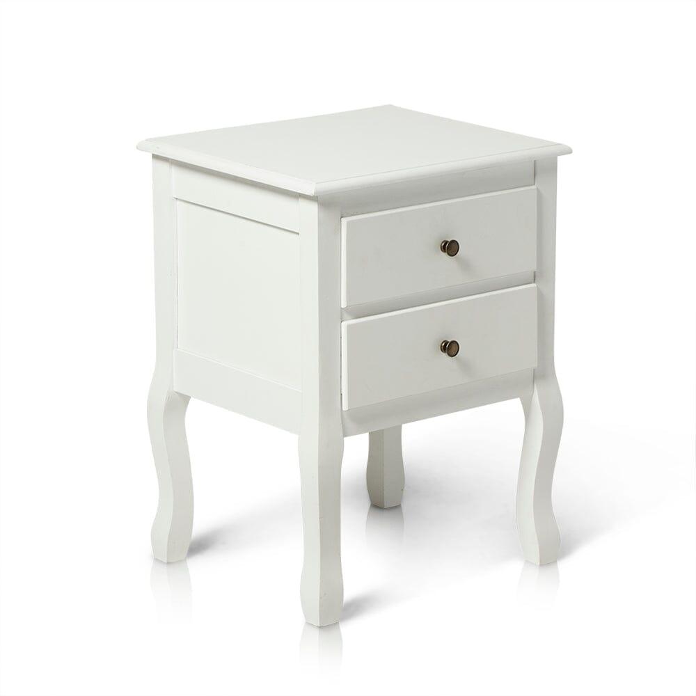 Capri Ivory Bedside Table - Laura James