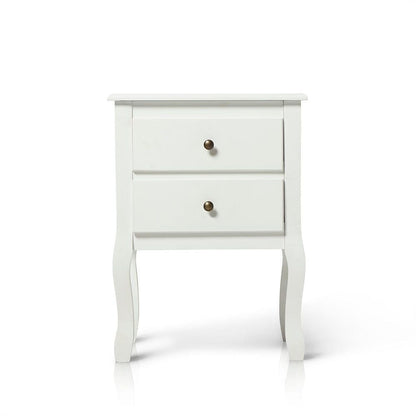 Capri Ivory Bedside Table - Laura James