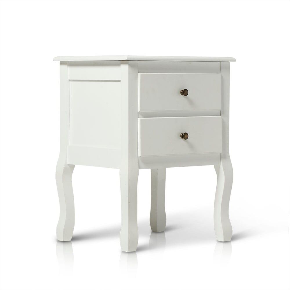 Capri Ivory Bedside Table - Laura James