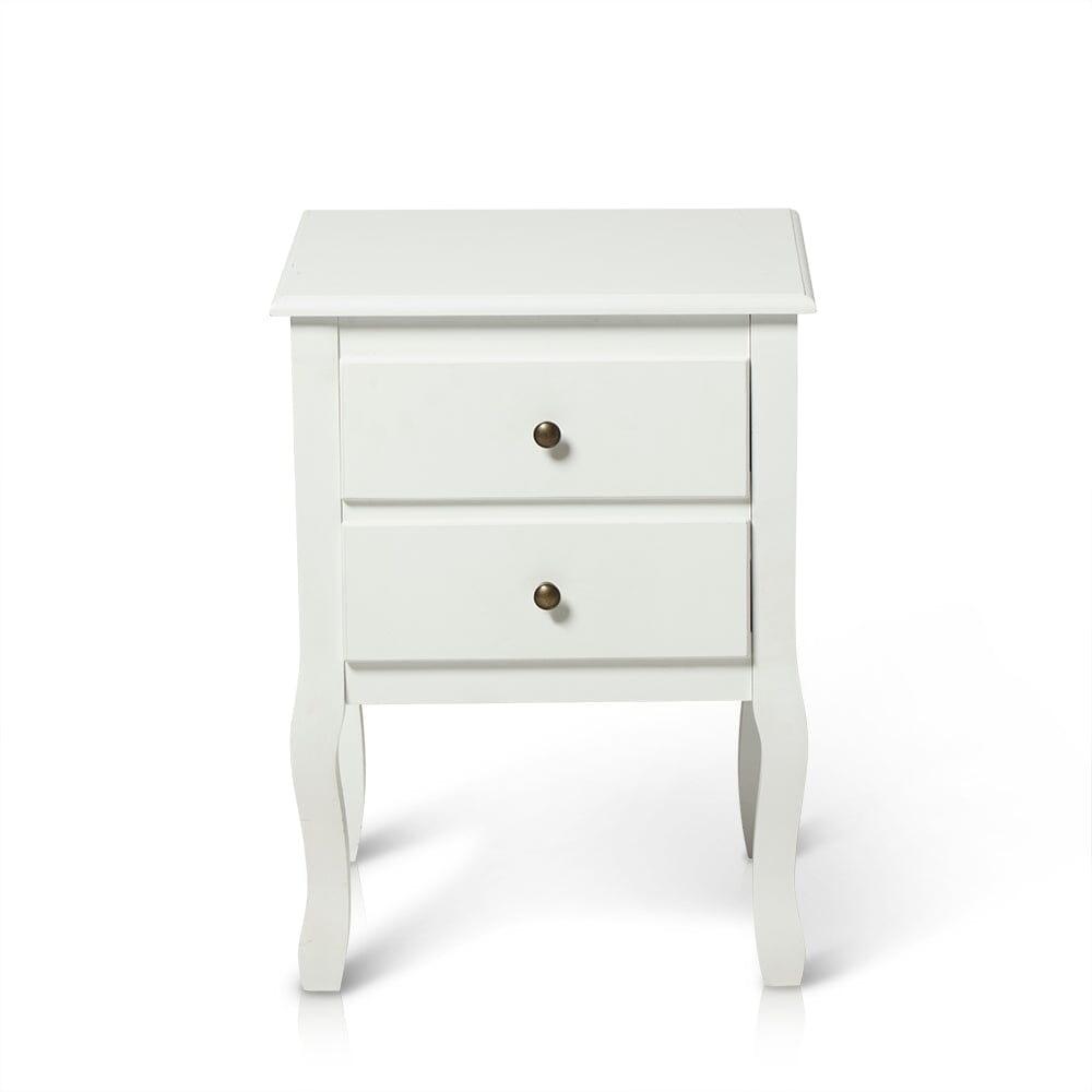 Capri Ivory Bedside Table - Laura James