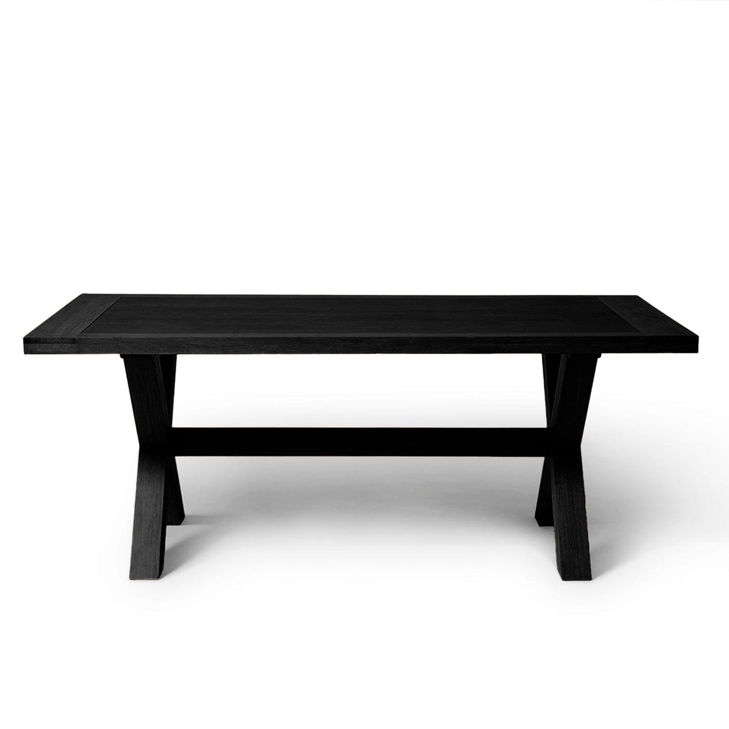 Charlotte Black Farmhouse Style Dining Table - Laura James