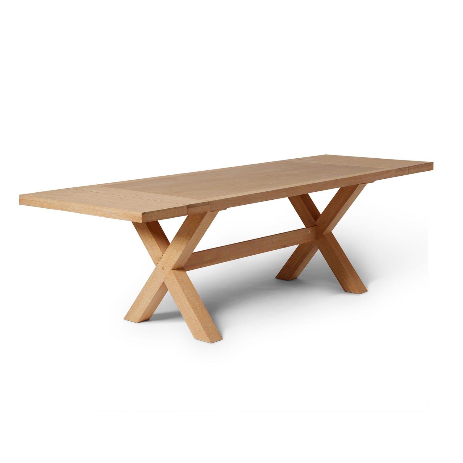 Charlotte Pale Oak Farmhouse Style Dining Table - Laura James