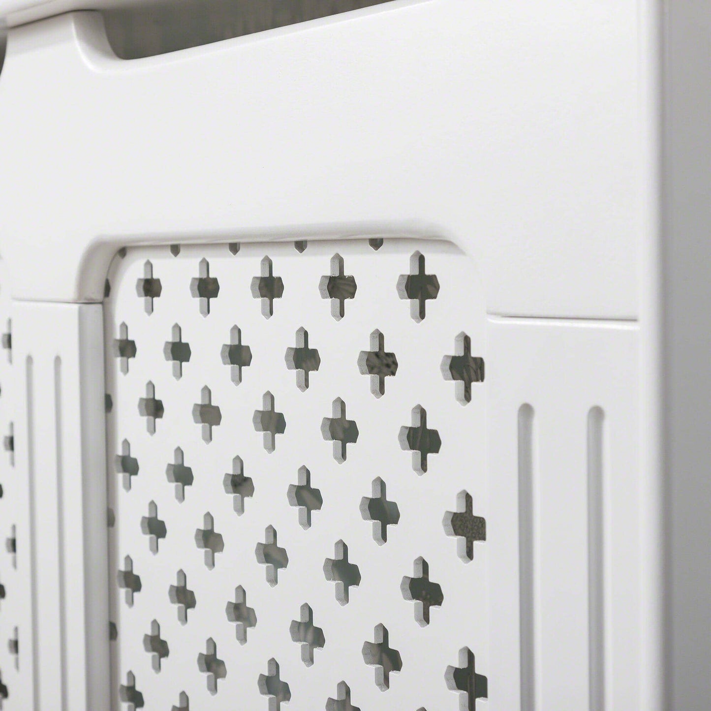 White Radiator Cover - Adjustable - Laura James