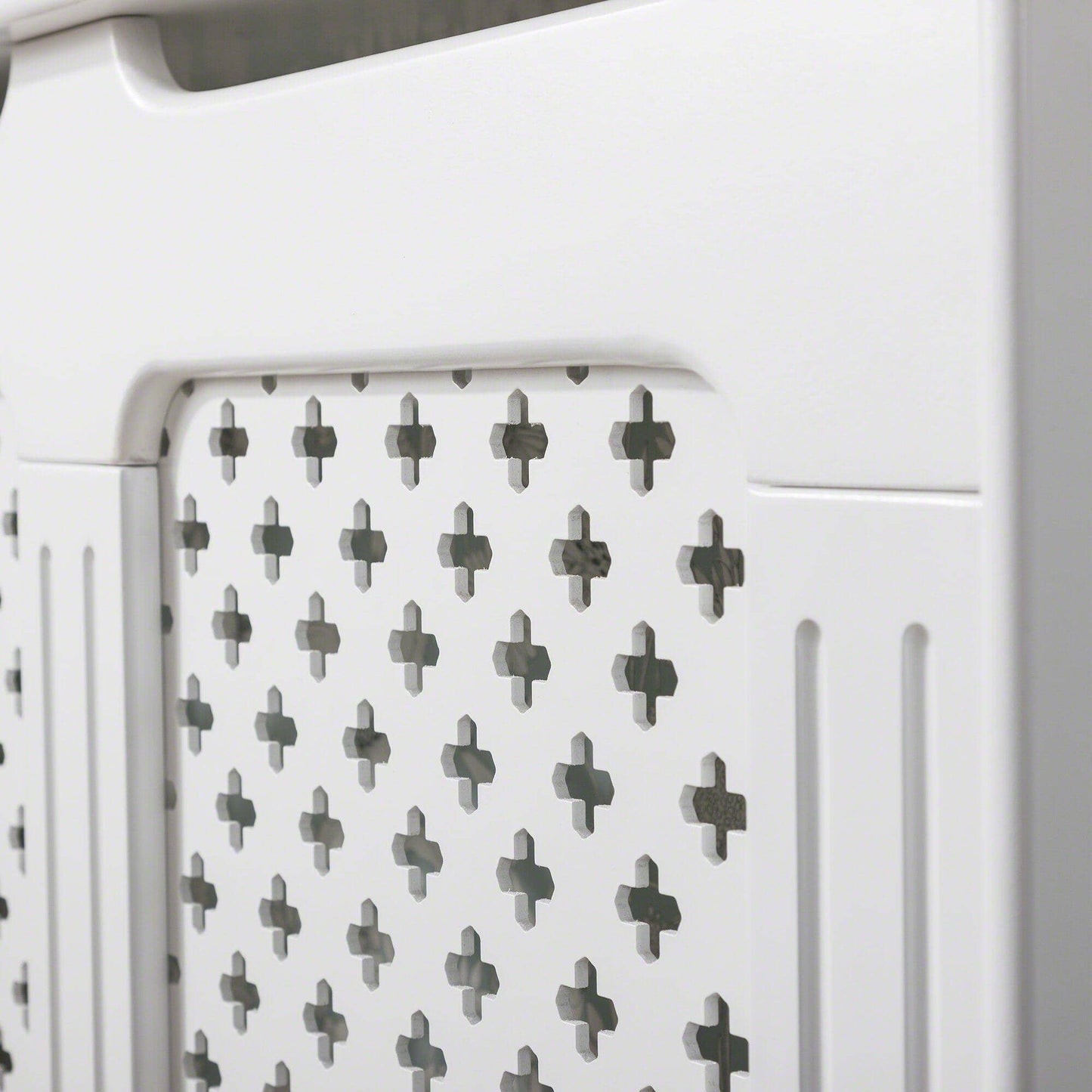 Edith Radiator Cover - White - Adjustable