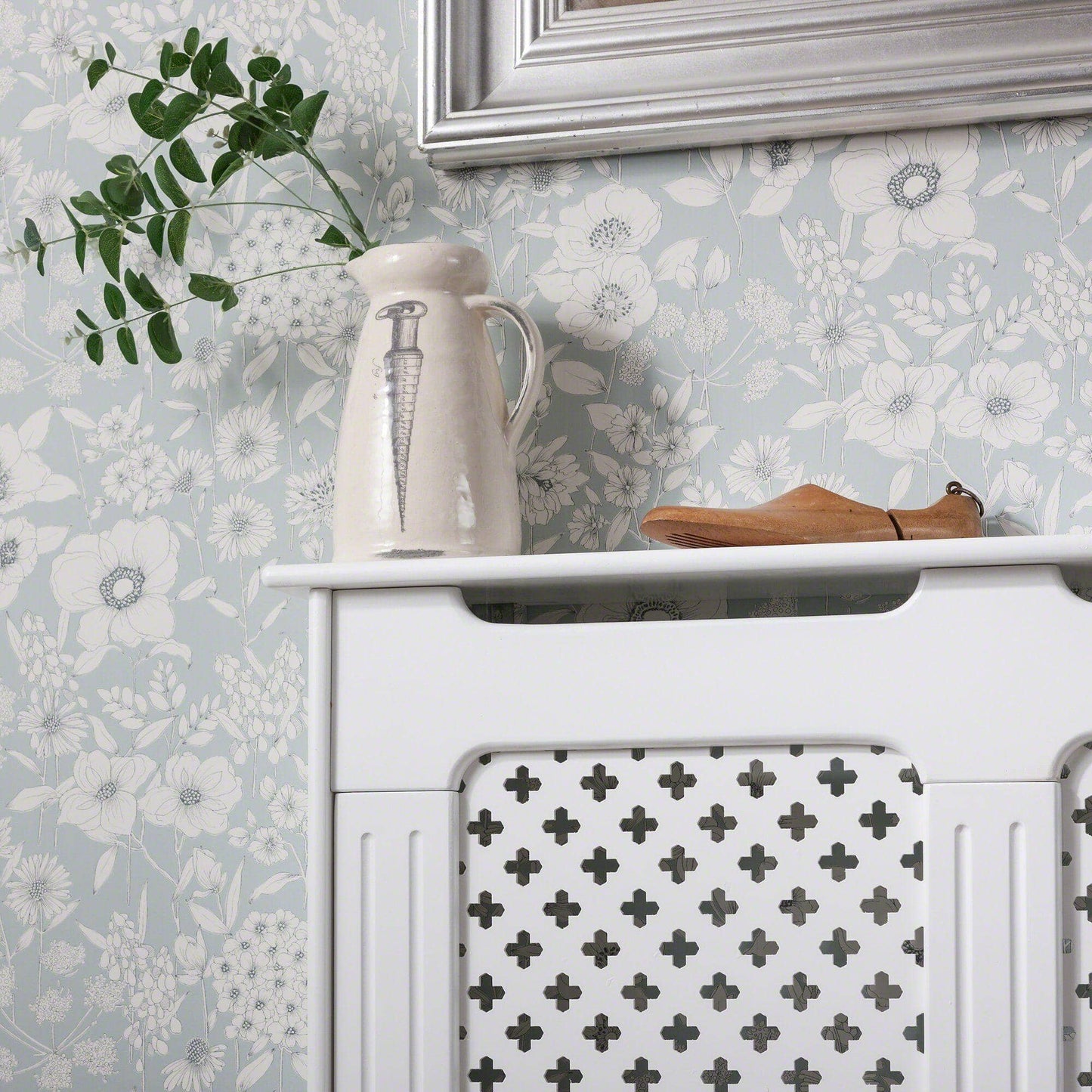 Radiator Cover - White Painted - Large - Laura James