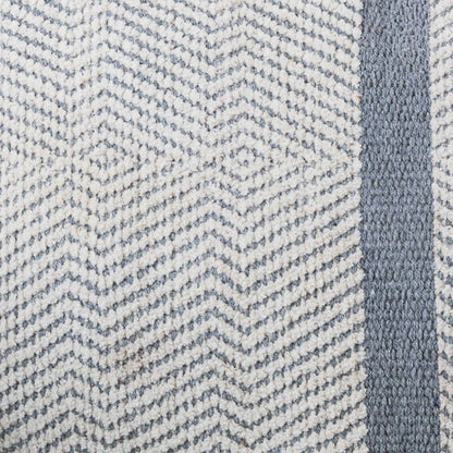 Elston 55x35cm Cotton Zig Zag Cushion Cover - Mist Grey