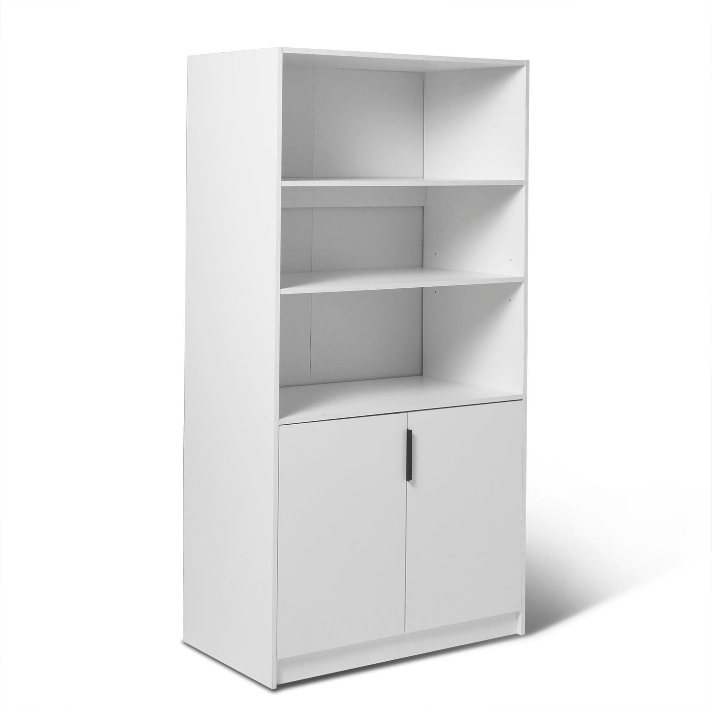 Essie Pure White Tall Bookcase - Laura James