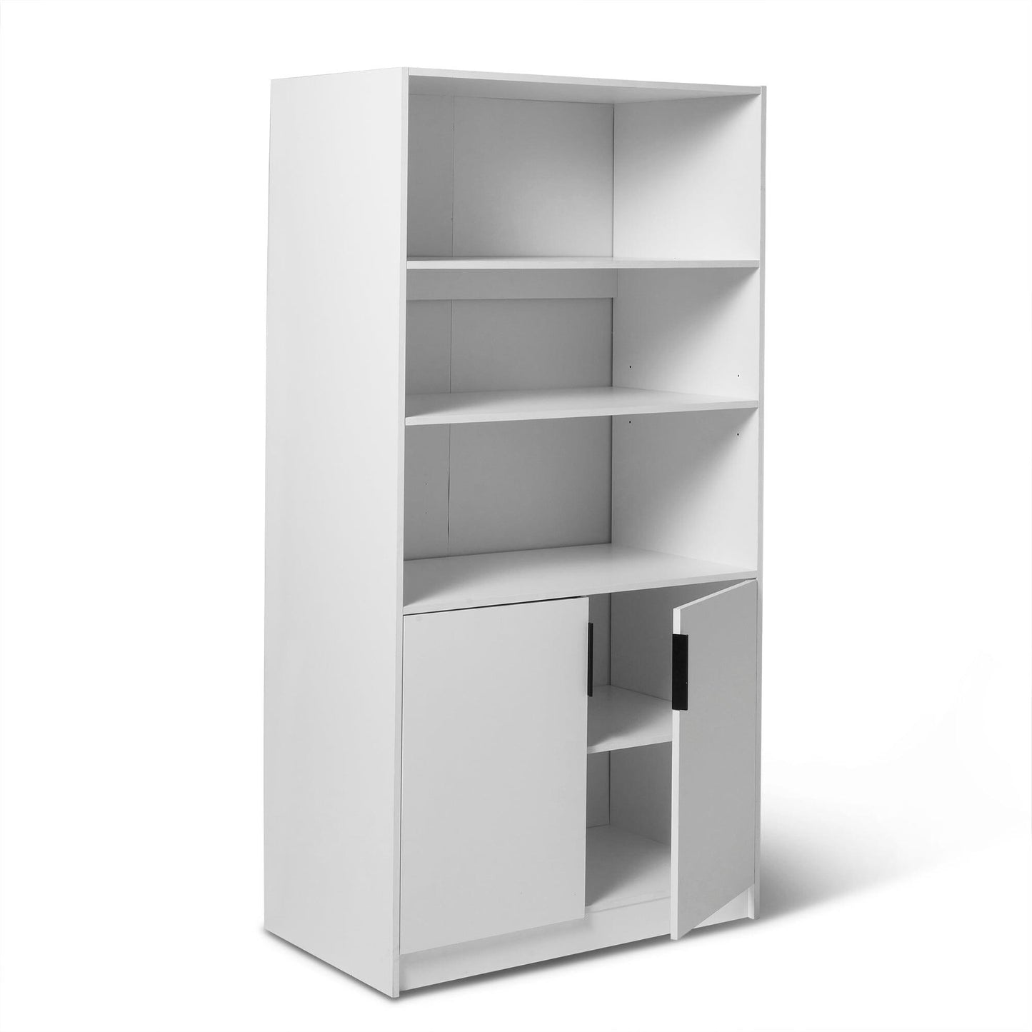 Essie Pure White Tall Bookcase - Laura James