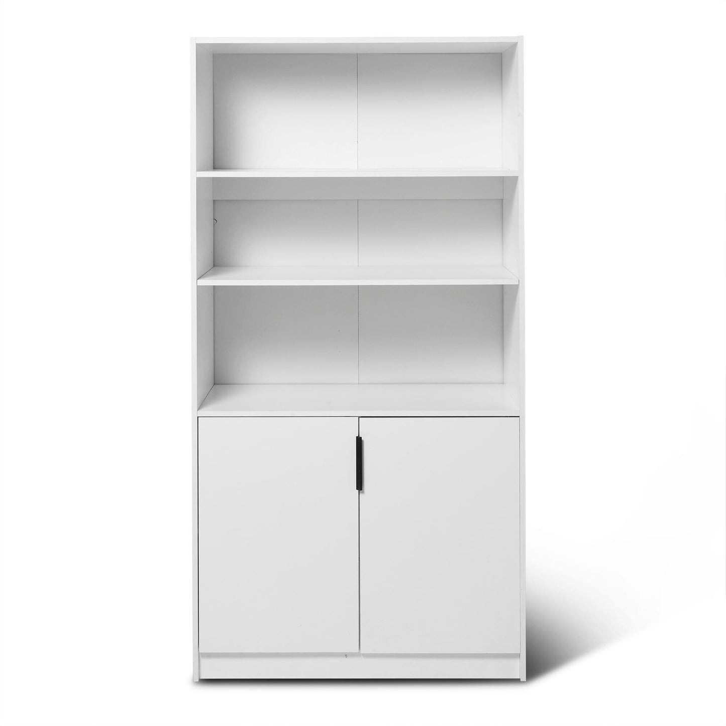 Essie Pure White Tall Bookcase - Laura James